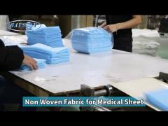 Spunbond Mateiral Non Woven Fabric For Hospital Bed Sheets
