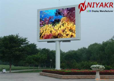 China SMD P8 Full Color LED Display Screen External LED Display 1R1G1B 64X64mm Cabinet for sale