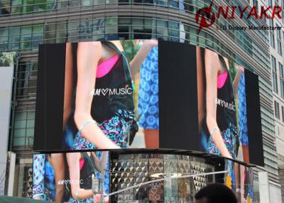 China Advertising Outdoor Full Color LED Display P6 6500 Nits Brightness CE ROHS Approve for sale