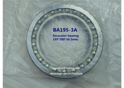 China BA195-3A Crawler walking excavator bearing thin section angular contact ball bearing 195*280*36.5mm for sale