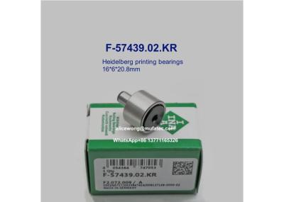 China F-57439.02.KR F-57439 02 printing machine bearings cam follower bearings 16*6*20.8mm for sale