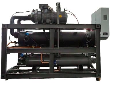 China Water Cooled Industrial Chiller Integrated System 40 Ton HVAC 40hp Outdoor for sale