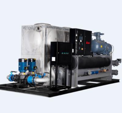 中国 160HP Integrated Water Cooled Screw Type Chiller R22 Refrigerant、 販売のため
