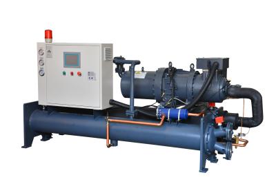 China 60hp Industrial Water Chiller Integrated System Water Cooled Screw Type for sale