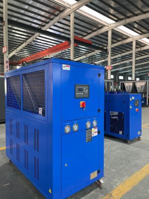 China R22 Refrigerador de tipo refrigerado por aire de 10 toneladas para máquinas de moldeo por soplado en venta