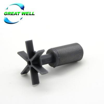 China 16x25 POM Hard Ceramic Isotropic Ferrite Permanent Magnets Plastic Injection for sale