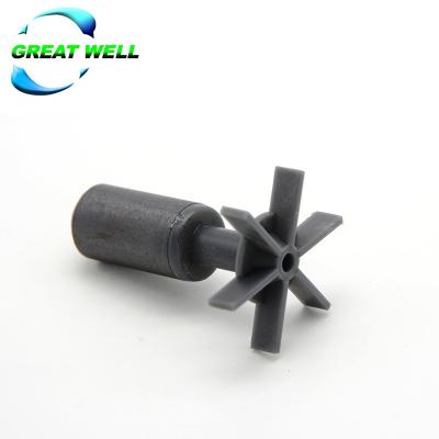 China ODM Water Pump Rotor Ferrite Permanent Magnets With Needle Wheel Impeller for sale