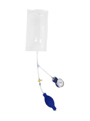 China Medical Device Easy Inflation Pressure Infusor Bag with Pressure Gage 1000ML for sale