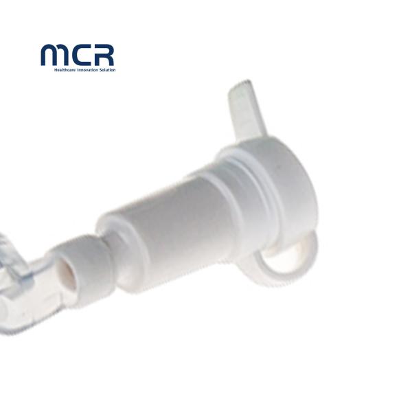 Quality Closed Suction Catheter L-Type Automatic Flushing 10fr 72h Double Swivel Elbow for sale