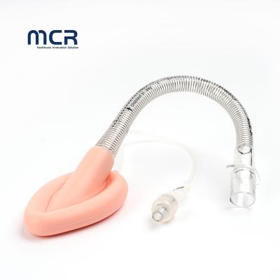中国 Hot Sale Reinforced Flexible Wire Reinforced Tube Silicone Laryngeal Mask  販売のため