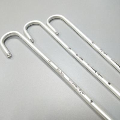 Chine Disposable Medical Grade Intubate Stylet Aluminum Intubation Stylet For Endotracheal Tube à vendre