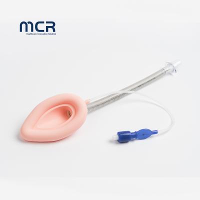 China Reusable Medical Soft  Reinforced Silicone Laryngeal Mask Airway For Children And Adult for sale