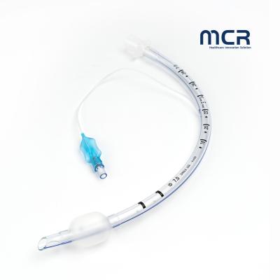 China Medical Disposable Supplies PVC Endotracheal Tube with High Volume Low Pressure PU Cuff for sale