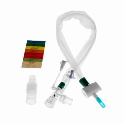 China Cross Infection Prevention 5Fr 300mm Closed Suction Catheter Single Lumen 24hours for sale