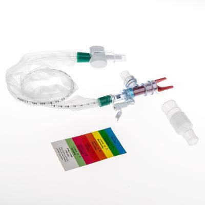China De voor consumptie geschikte van de het Systeemzuiging van pvc Endotracheal Gesloten Catheter 14Fr Te koop
