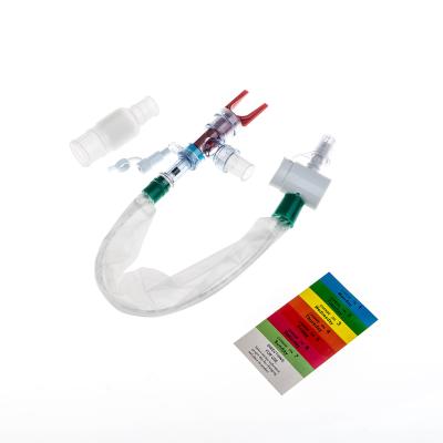 China 72hours 12Fr 4mm Diameter Gesloten Zuiging Tracheostomy voor Volwassene Te koop