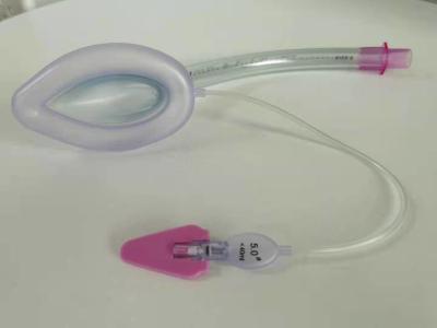 China Disposable PVC LMA Size 5.0 Laryngeal Mask Intubation with Bar Adult Use for sale