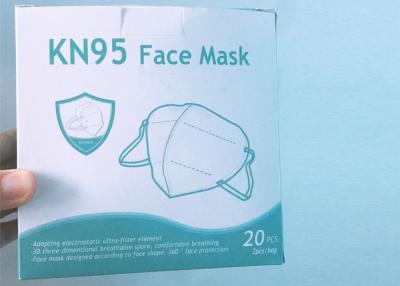 China White KN95 Respirator Mask Efficiency Hospital Protective Mask / Disposable Mouth Mask for sale