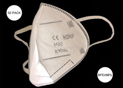 China Soft N95 Disposable Face Mask Respirator FFP2 2 Layers Melt Blown Cloth for sale