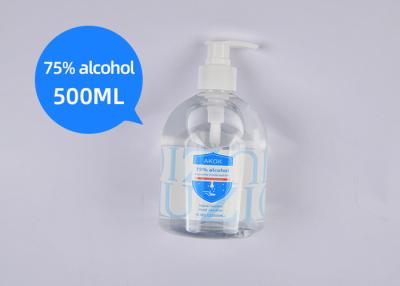 China Las manos de la licencia sienten suavemente desinfectantes de la mano del alcohol del instante el 75% jabonar 500lm libre en venta