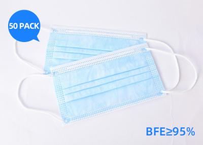 China Three Ply Face Mask Surgical Disposable 3 Ply Dust Mask For Anti Coronavirus for sale