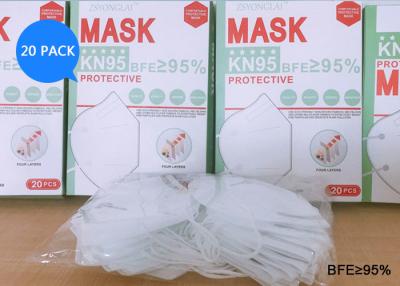 China Multilayer KN95 Disposable Face Mask FFP2 Anti Virus Efficiency With FDA CE Certification for sale