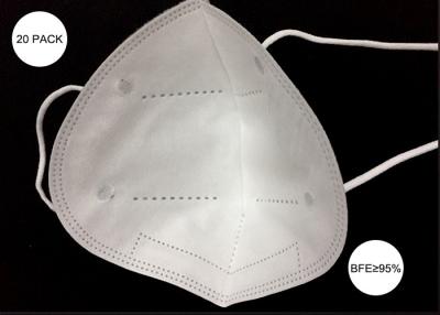 China Effective Antivirus KN95 Respirator Face Mask Melt - Down Fabric Soft for sale