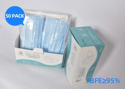 China Doctor Mouth Mask Three Layers Disposable Surgical Mask With Earloops for sale