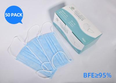China Fluid Resistant Disposable Non Woven Face Mask 3D Cropping Protection for sale