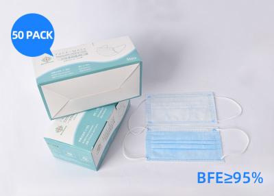 China Personal Care Antibacterial Disposable Non Woven Face Mask Eco Riendly for sale