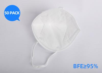 China OEM / ODM PM2.5 N95 Respirator Mask Antivirus Breathable BFE Over 95% for sale