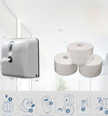 China Economia plástica do espaço da montagem da parede do distribuidor do papel de toalha do tecido de toalete à venda