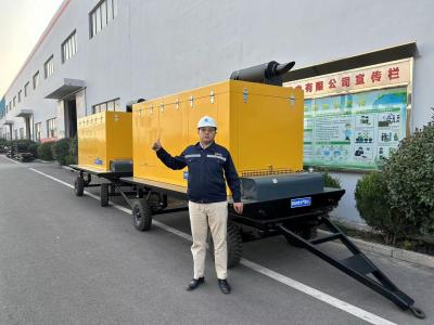 China 200KW 250KVA geradores industriais móveis, Genset silencioso leve para casa à venda