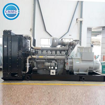 China 1.2mw 1500kva Container Dieselgenerator 380v Schalldichtes Wassergekühlt zu verkaufen