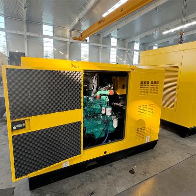 China Low Fuel Consumption Silent 3 Phase Generator 75kw 80kw 100kw CE for sale