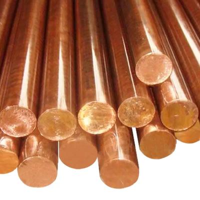 China Cu 99.99% Copper Round Bar Rectangular H59 H62 1.0-200mm GB T19849-2005 for sale