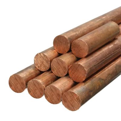 China 99.9% Pure JIS Red Copper Round Bar C18150 T1 T2 C11600 Alloy Brass Bronze Bar For Industrial Material for sale