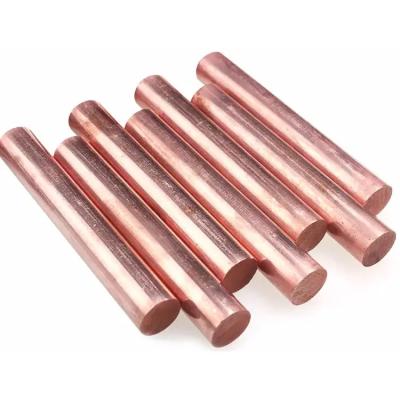 China 99.99% Pure Red Copper Round Bar 8mm C24000 C27000 CuZn30 CuZn35 for sale