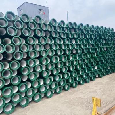 China AISI EN JIS DN80-DN2600 200mm Cement Lined Ductile Iron Pipe Cement Coating K7 K8 K9 For Potable Water for sale