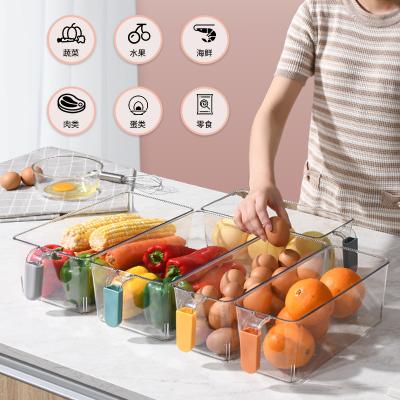 China OEM Fruit Saver Containers 30.5x11.5CM Plastic Kitchen Organizer for sale