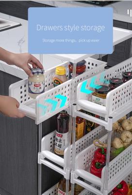 China Organizador de aderezo plástico Shelf del cajón los 45.5X14X37cm multifuncionales en venta