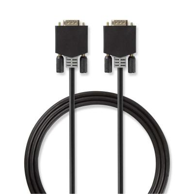 China VGA To VGA Monitor Cable 6.6 Feet 1080P Full HD SVGA Cable Male To Male for sale