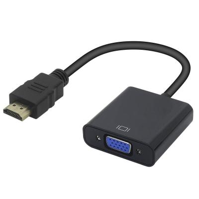 China do conversor audio HDMI do porto de 3.5mm cabo de alta velocidade Hdmi ao cabo 0.2M preto e branco do VGA à venda