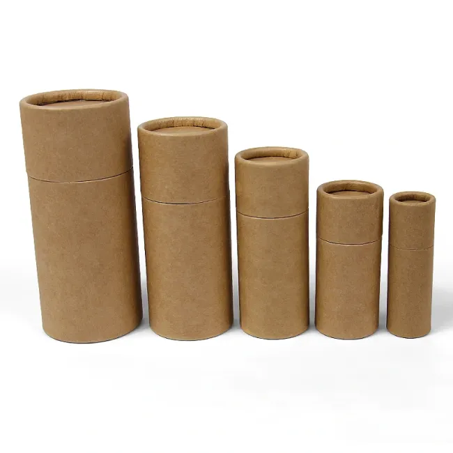 Emballage écologique fait sur commande de tube de papier d'emballage de boîte de cylindre de carton de Firstsail avec la poignée pour le café Bean Bath Salt Tea de nourriture de bouteille d'eau