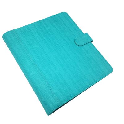 China Office Green Leather Ring Binder 100sheets School A4 File Folder 80gsm 0.35KG for sale