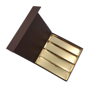 China Do chocolate cosmético do presente de C2S a caixa de papel de empacotamento 4C perfuma o empacotamento de 4mm à venda