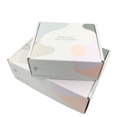 China Shipping Corrugated Cardboard Gift Boxes Folding 4C Printed  300gsm C1S for sale