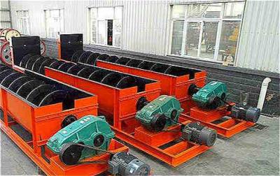 China 100-1000T/H Single Screw Sand Washer , 3-45KW Sand Washing Equipment for sale