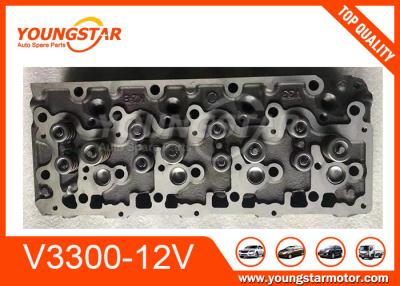 China Assy completo material da cabeça de cilindro do ferro de carcaça para a empilhadeira de Kubota V3300 12V à venda