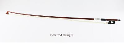 中国 よいバランスのPernambucoの棒が付いている暖かい調子の馬の毛のバイオリン弓 販売のため